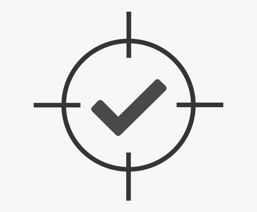 Aiming Sights And Crosshair Tick For Laser Tag London - Crosshair Icon, Transparent Clipart