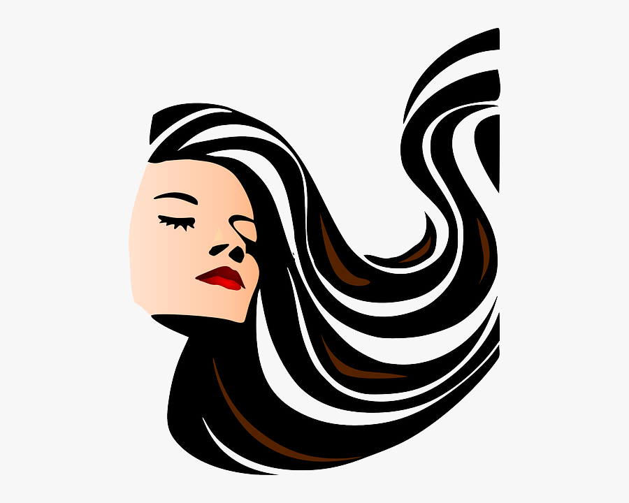 Free Image On Pixabay - Woman Long Hair Clipart, Transparent Clipart