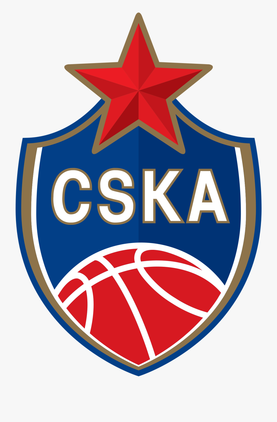 Cska Moscow Basketball Logo, Transparent Clipart