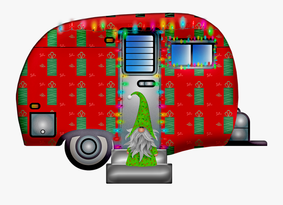 Scandia Gnome, Christmas Trailer, Window, Old, Dwarf, Transparent Clipart