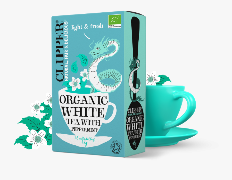 Organic White Tea Orange - Clipper White Tea Orange, Transparent Clipart