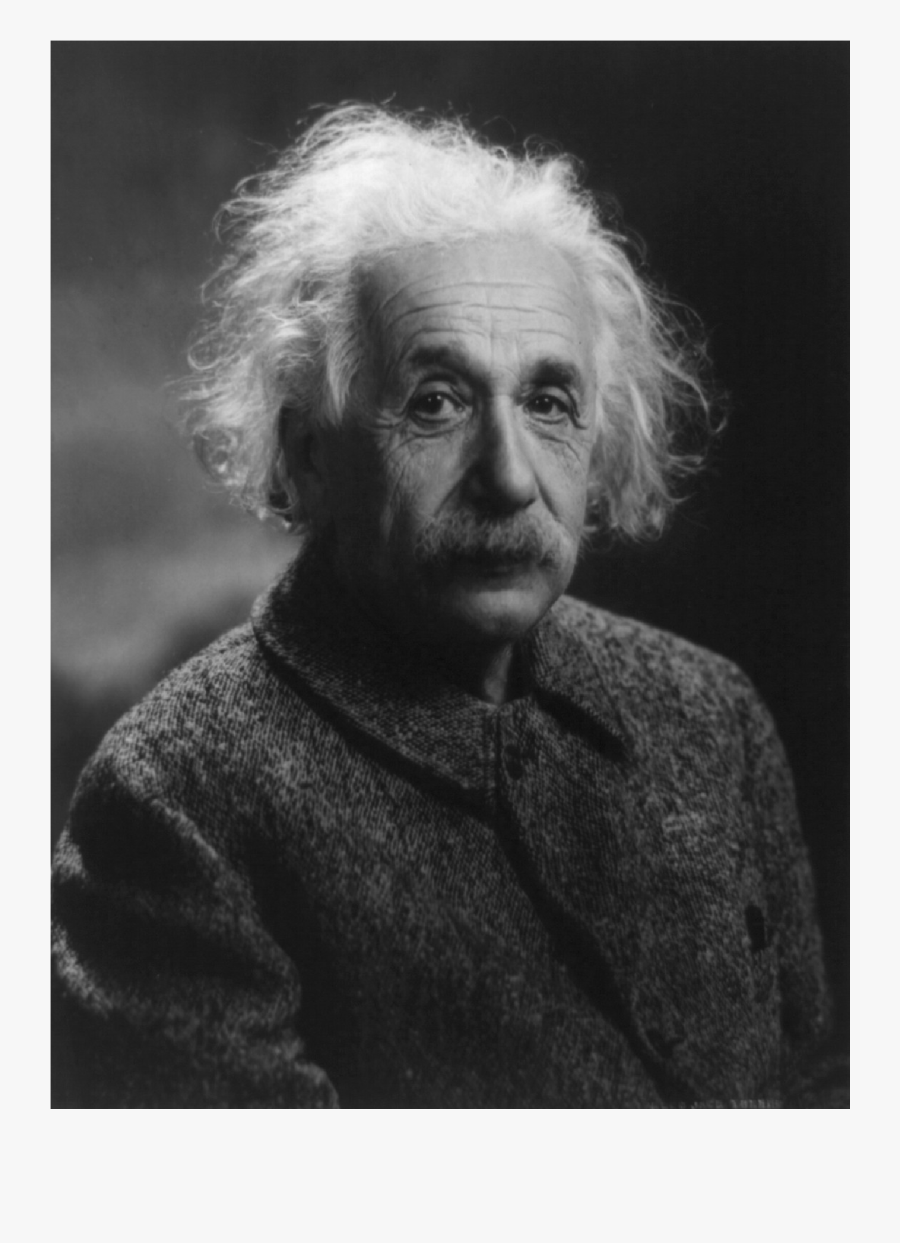 Albert Einstein Thought Scientist Astronomer No Problem - Albert Einstein, Transparent Clipart