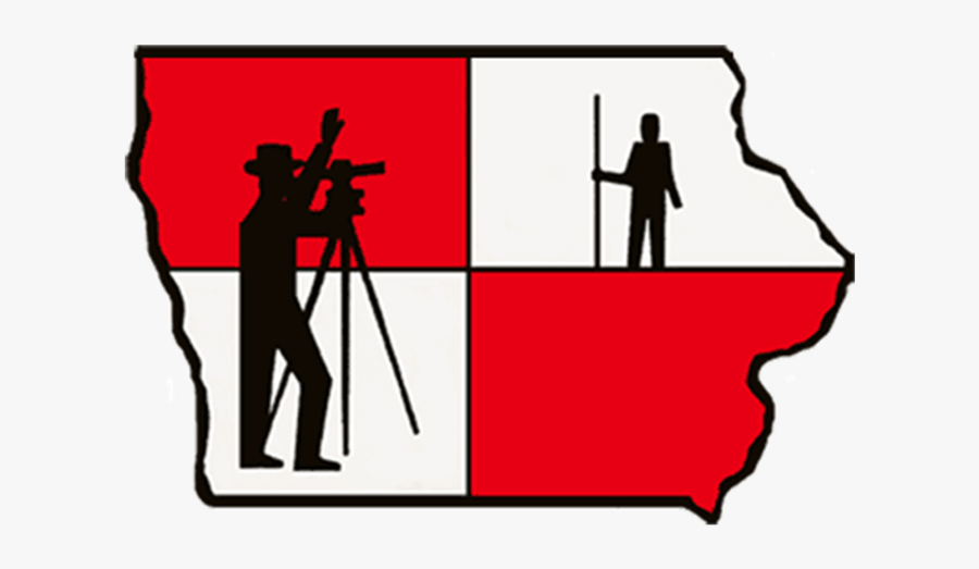 Society Of Land Surveyors Of Iowa Logo - Iowa, Transparent Clipart