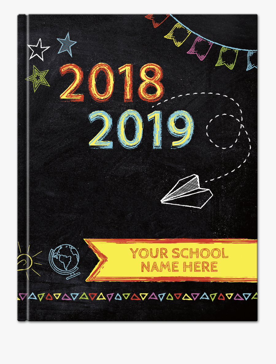 Pictavo Chalkboard Yearbook Cover - Yearbook Cover Ideas 2019 , Free ...