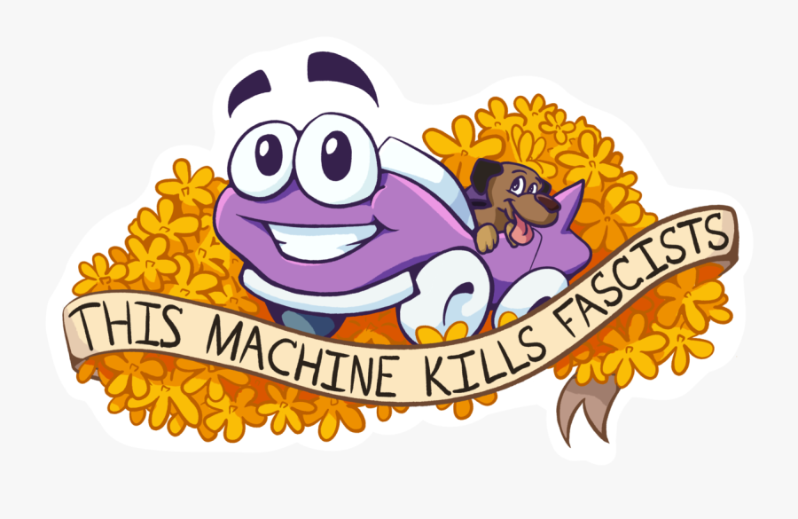 Putt Putt Runs Over The Reich - Cartoon, Transparent Clipart