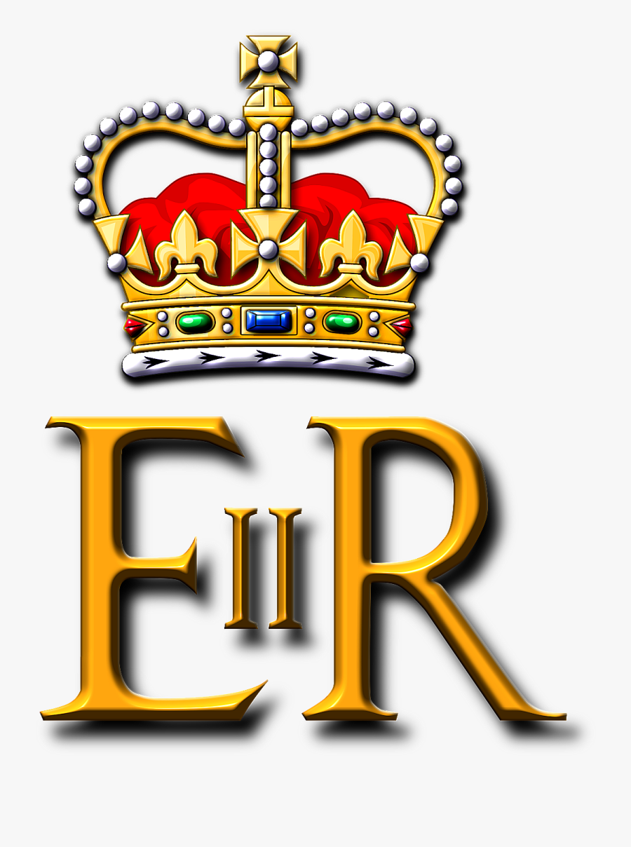 Crown Clipart Queen Elizabeth - Queen Elizabeth Ii Emblem, Transparent Clipart