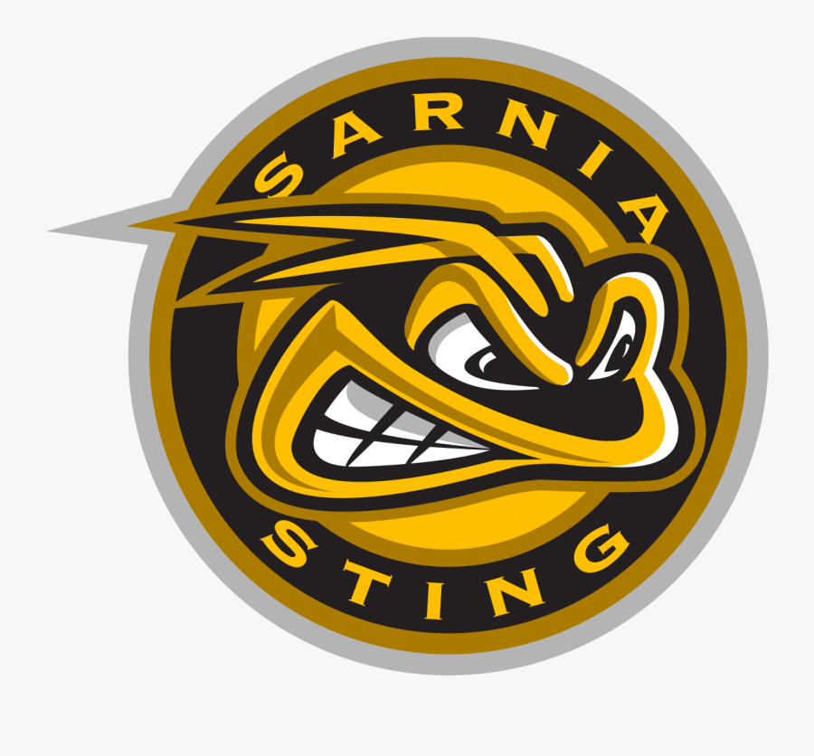 Sarnia Sting Logo - Bracknell Bees, Transparent Clipart