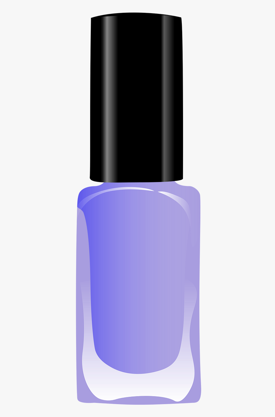 Purple Nail Polish Png, Transparent Clipart