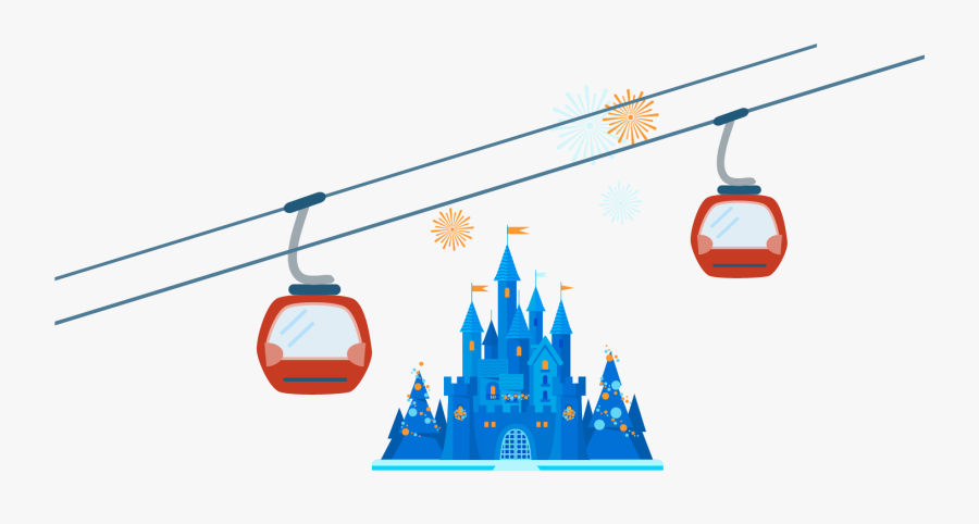 Cable Car, Transparent Clipart