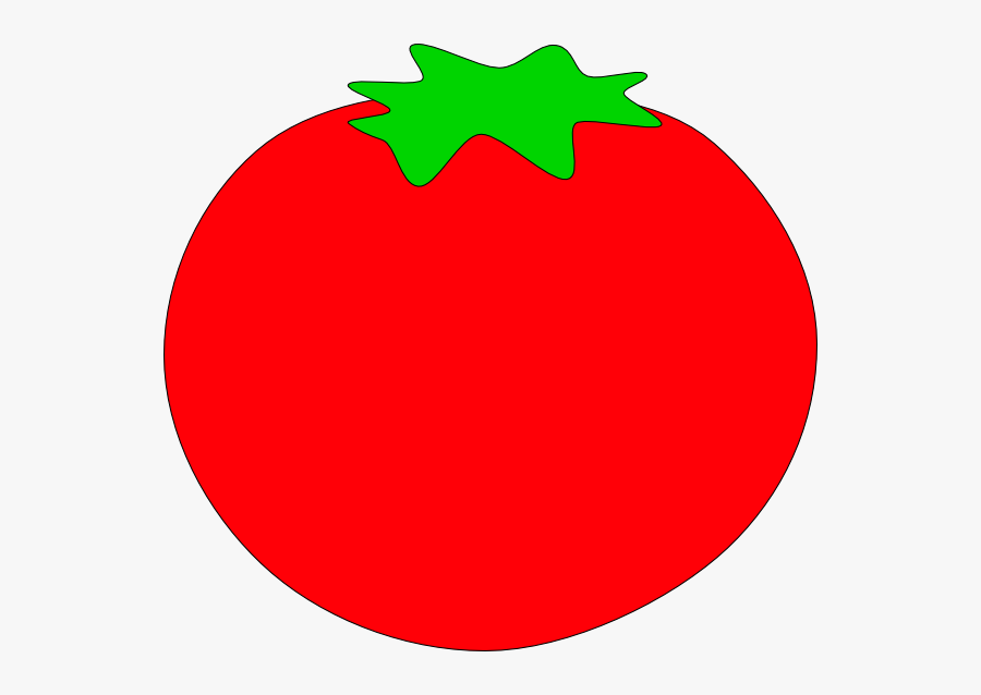 Clker Tomato, Transparent Clipart