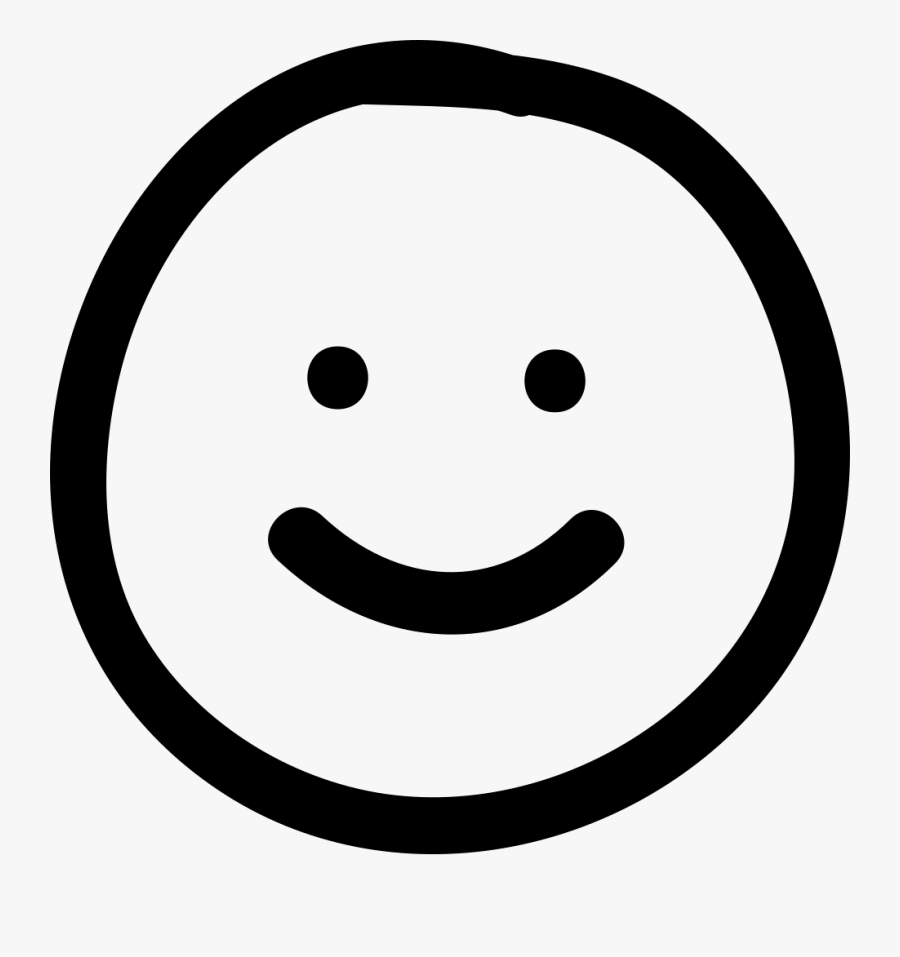 Drawn Smiley Face Png - Whatsapp Logo Silhouette, Transparent Clipart
