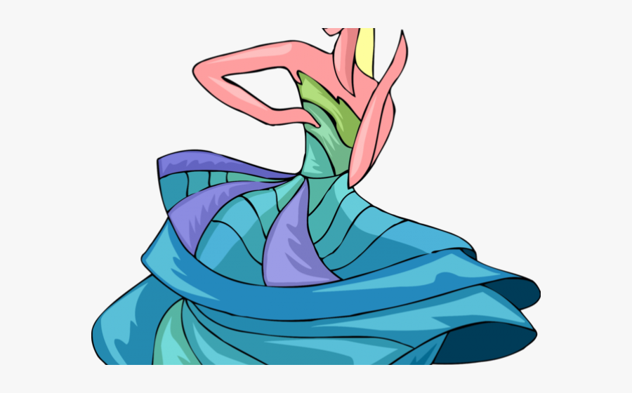 Dress Clipart Cartoon - Dance, Transparent Clipart