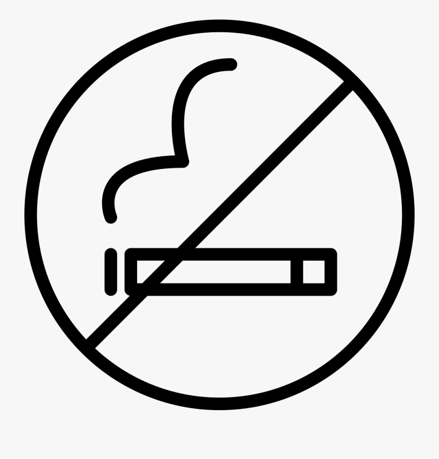 No Smoking Symbol - Helmet Not Allowed, Transparent Clipart