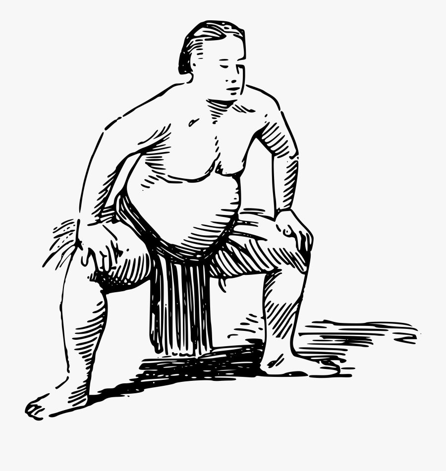 Wrestlers Vector Black And White - 股 割り 身長 伸びる, Transparent Clipart