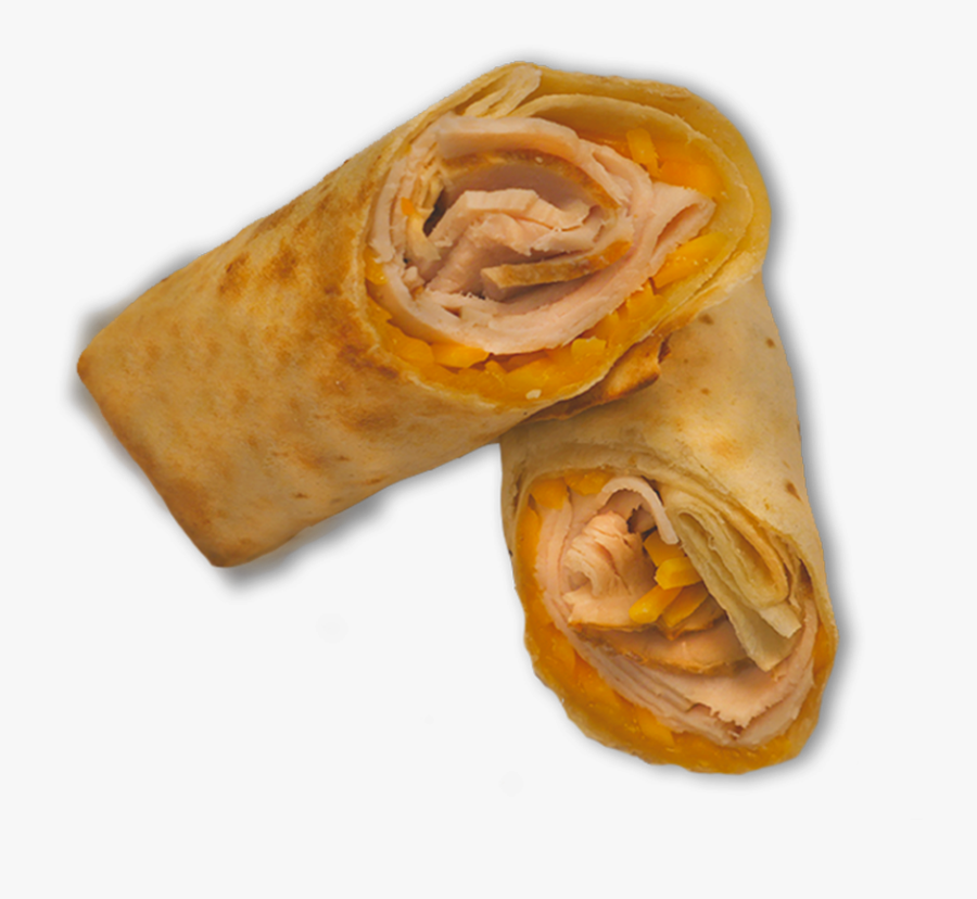 Transparent Eggroll Png - Turkey Cheddar Wrap Tropical Smoothie, Transparent Clipart