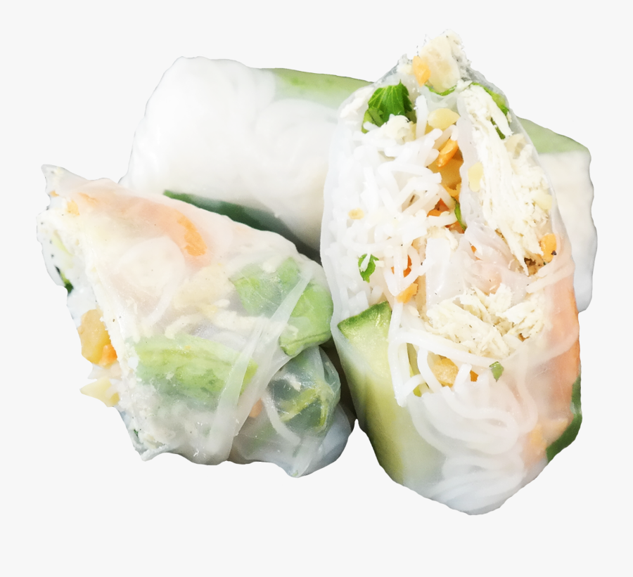 1 Chicken Spring Roll - Rice Paper, Transparent Clipart