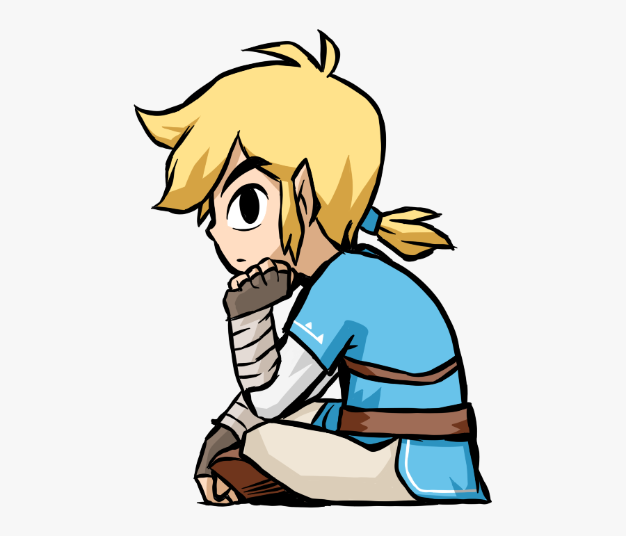 The Legend Of Zelda Clipart Link Official Art - Breath Of The Wild Toon Link, Transparent Clipart