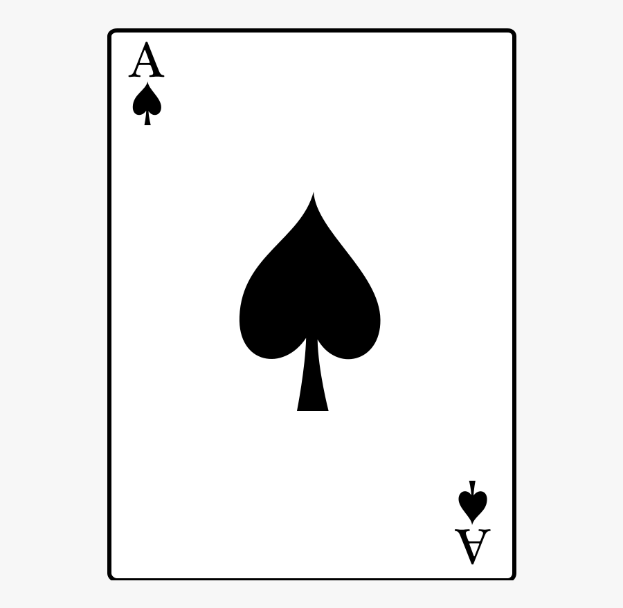 Ace Of Spades Png , Free Transparent Clipart - ClipartKey