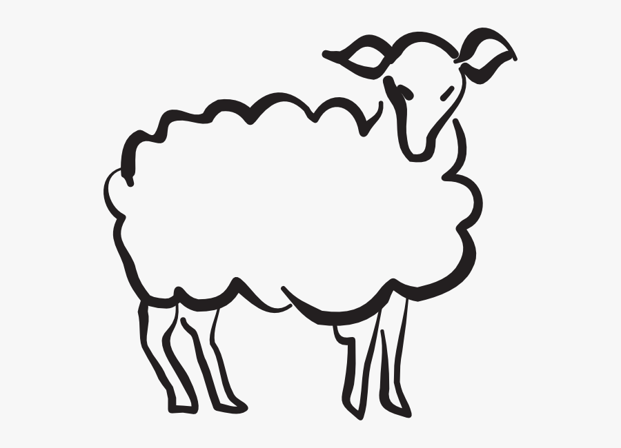 Betere Stylized Lamb Drawing Clip Art - Gestileerd Tekenen , Free NM-32