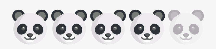 Panda, Transparent Clipart