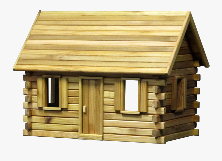 Lakeside Retreat Log Cabin Dollhouse Kit - Log Cabin, Transparent Clipart
