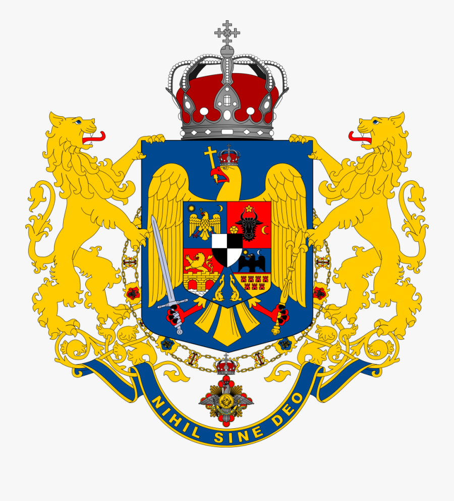Royal Coat Of Arms Romania, Transparent Clipart