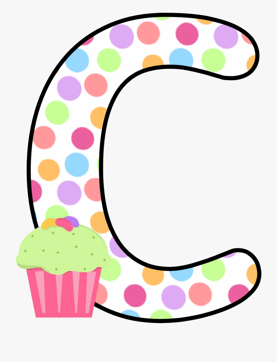 Ch B *✿* Alfabeto Cupcake De Kid Sparkz - Cupcake Clipart With Letter, Transparent Clipart