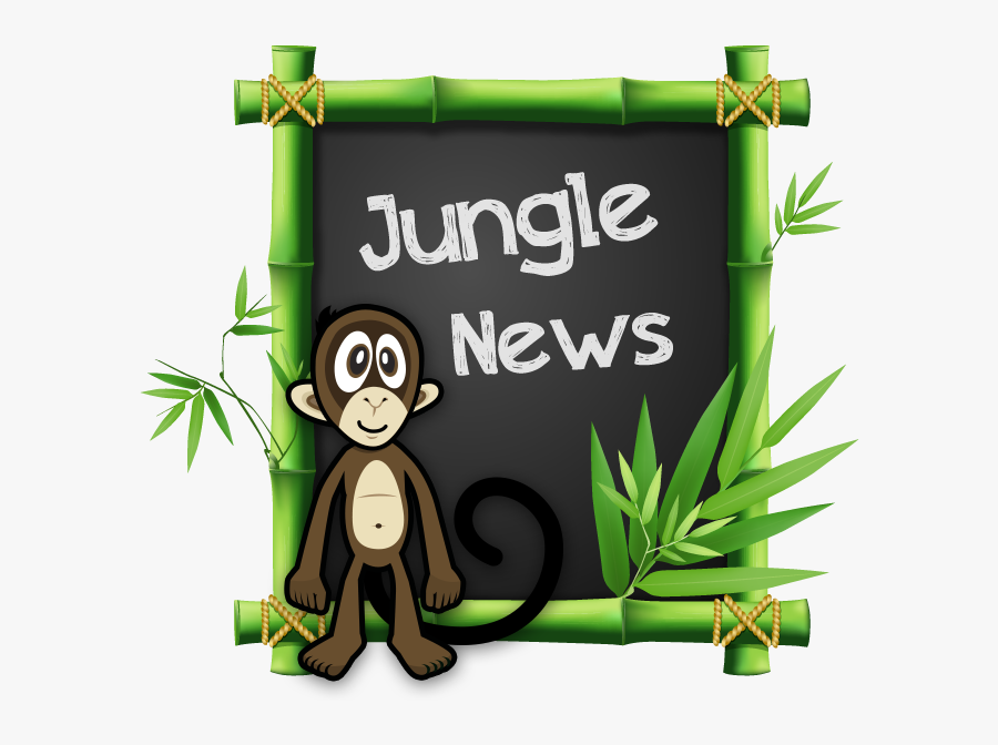 Jungle News - Clip Art Border Bamboo, Transparent Clipart