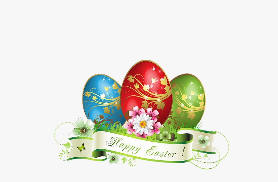 Happy Easter Eggs Png, Transparent Clipart