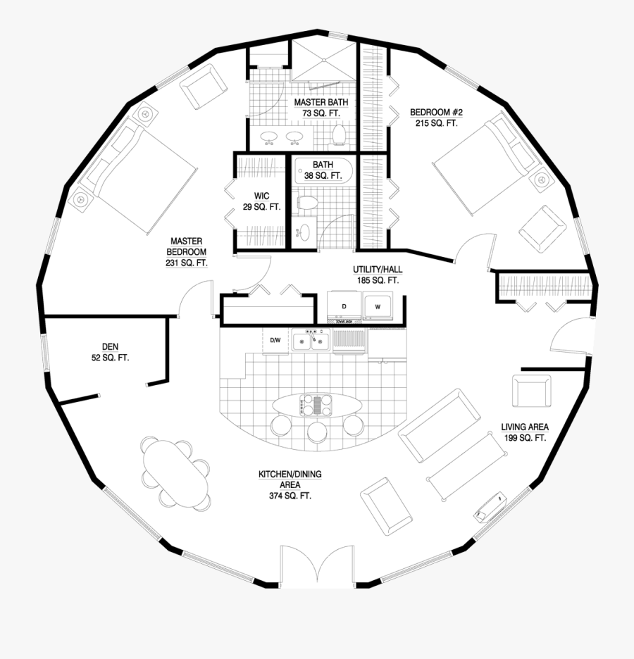 40 Yurt Floor Plans Floorplans click