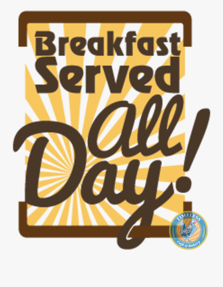 All Day Breakfast Theme, Transparent Clipart