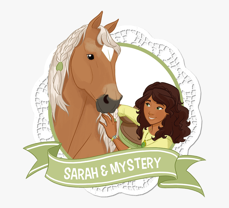 Sarah & Mystery - Cartoon, Transparent Clipart