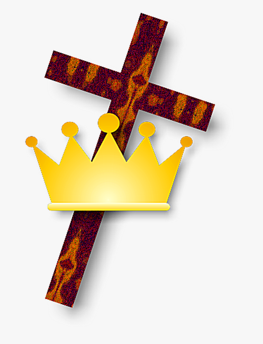 Christianity Cross And Crown, Transparent Clipart