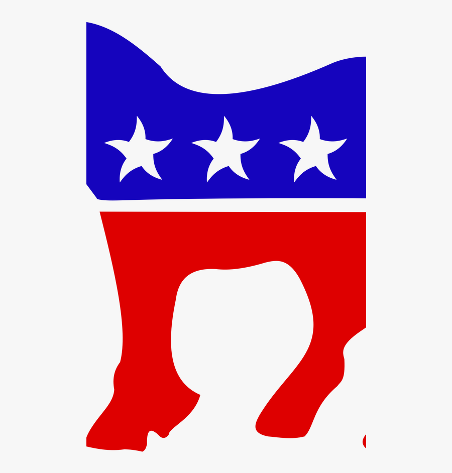 Transparent Get Involved Clipart - Democratic Party Logo Png, Transparent Clipart