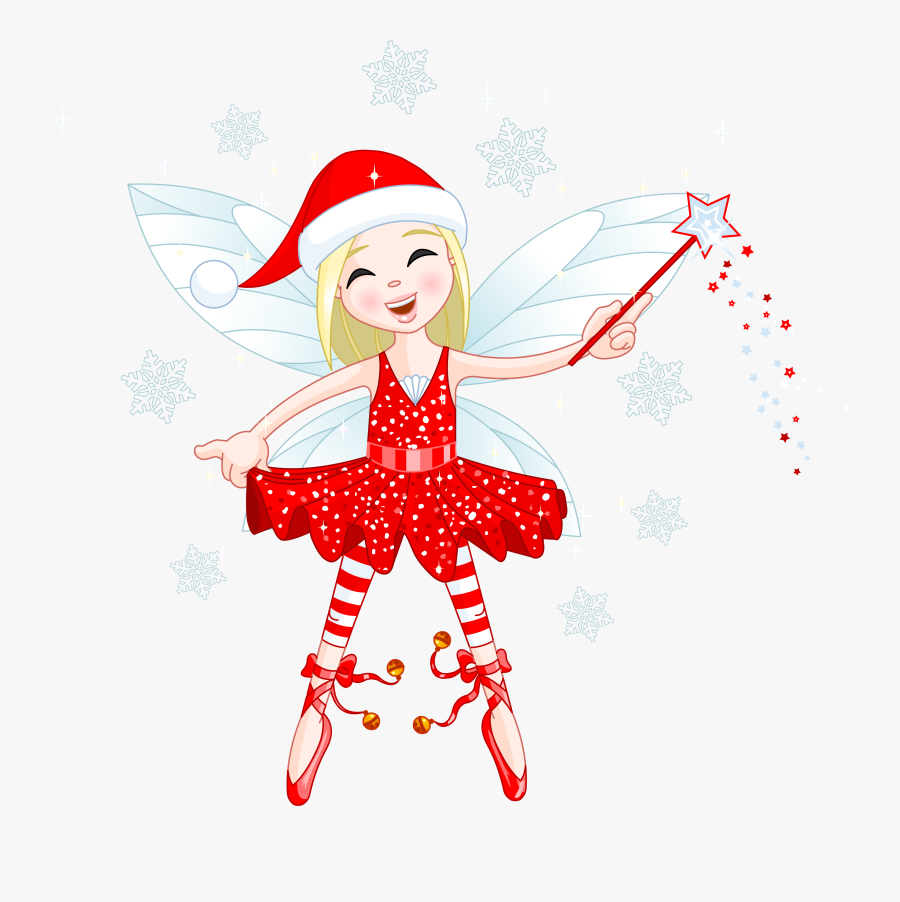 Christmas Png Clip Free Library - Christmas Fairy Clip Art, Transparent Clipart
