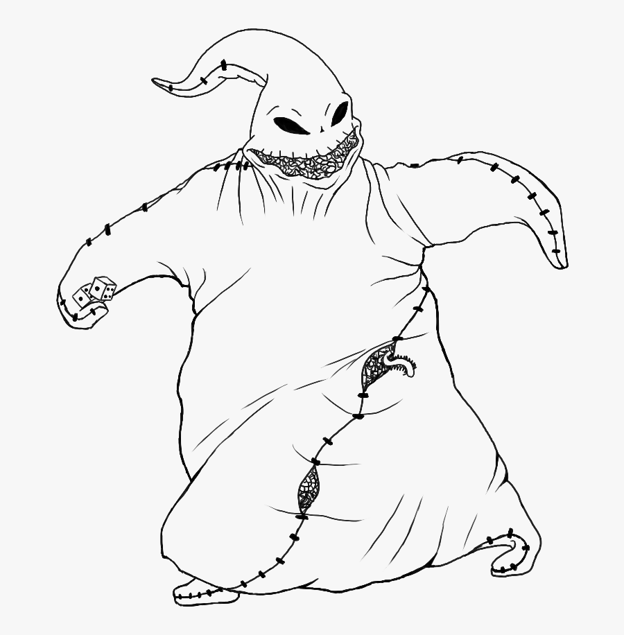 Collection Of Free Tornado Drawing Pen Download On - Oogie Boogie Nightmare Before Christmas Drawing, Transparent Clipart