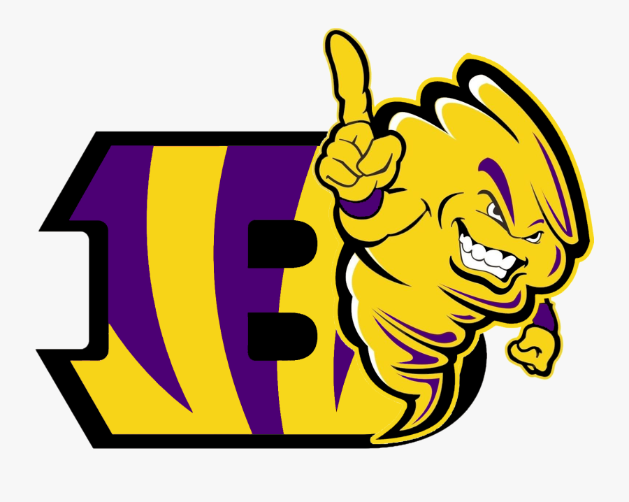 Yellow Clipart Tornado - Galveston Ball High School Logo, Transparent Clipart