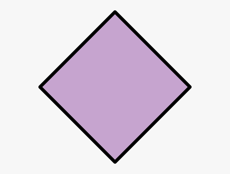 Purple Diamond Light Clip Art At Clker - Purple Diamond Shape Clipart, Transparent Clipart