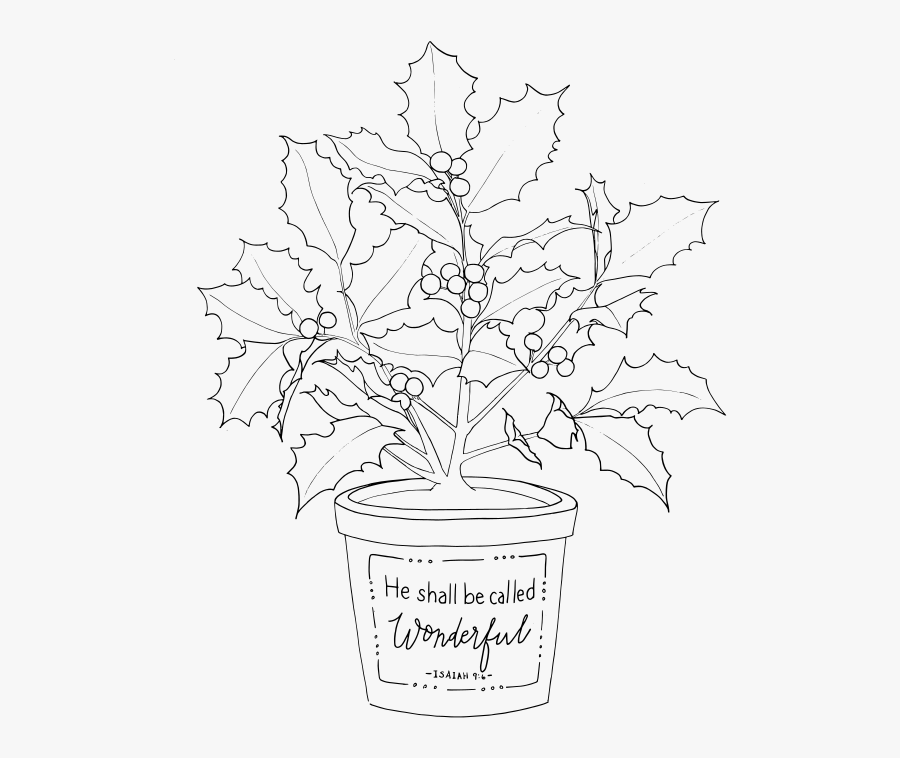 2018 Christmas Poinsettia - Flowerpot, Transparent Clipart