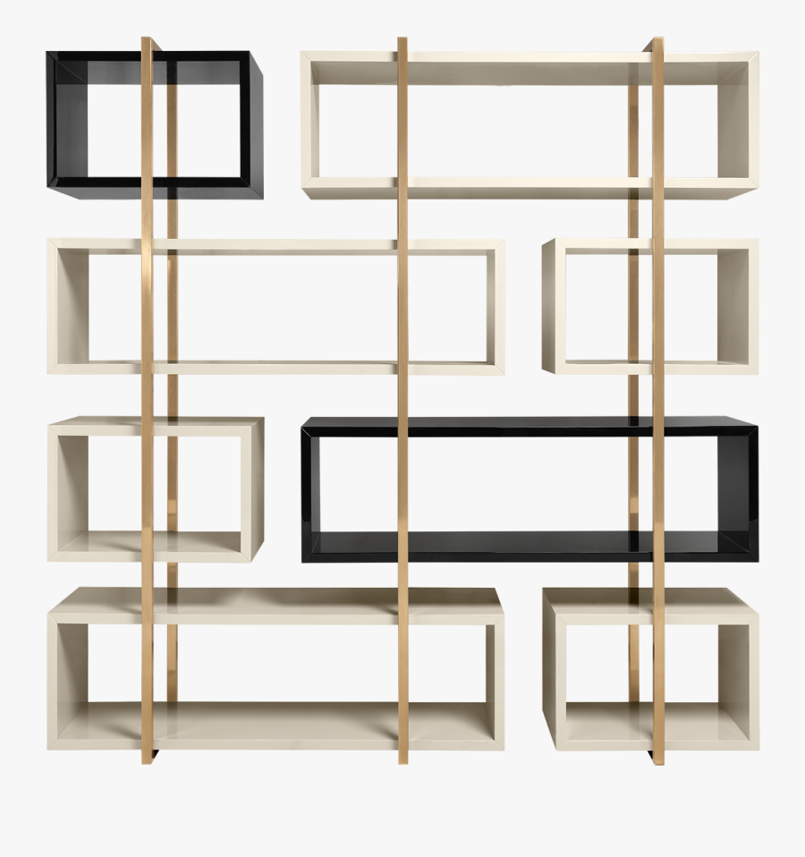 Bookshelf Clip Modular - Estante Com Estrutura Metalica, Transparent Clipart