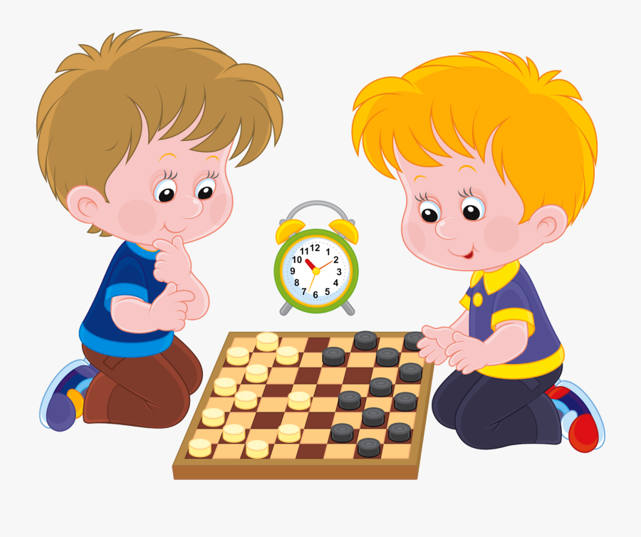 Play Clipart Board Game - Play Chess Cartoon, Transparent Clipart