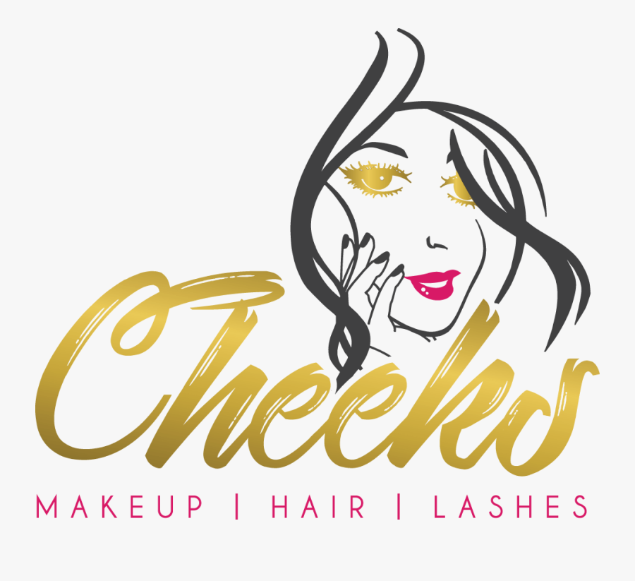 Hair And Lashes Logo, Transparent Clipart