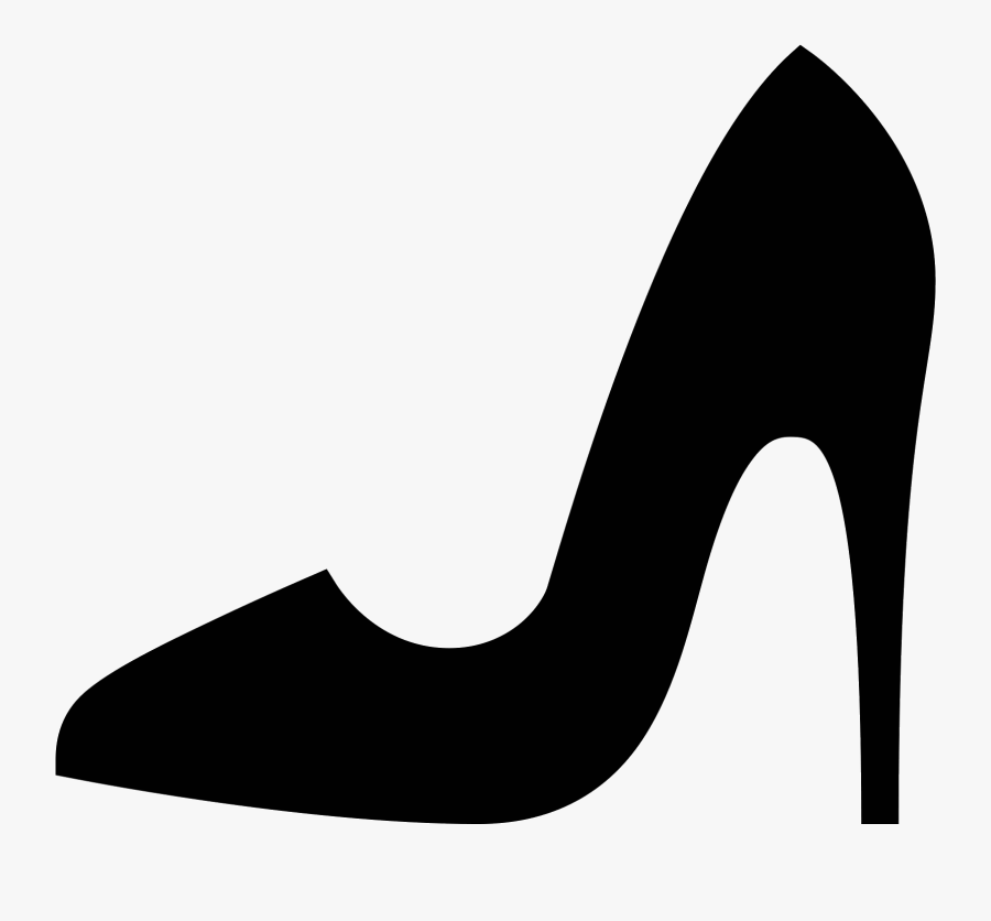 Clip Art Free High Heel Shoe Clipart - High Heels Clipart Black And White, Transparent Clipart