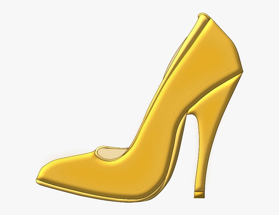 High Heel Heel Clip Art At Clker Vector Clip Art Free - Gold Heel Clipart, Transparent Clipart