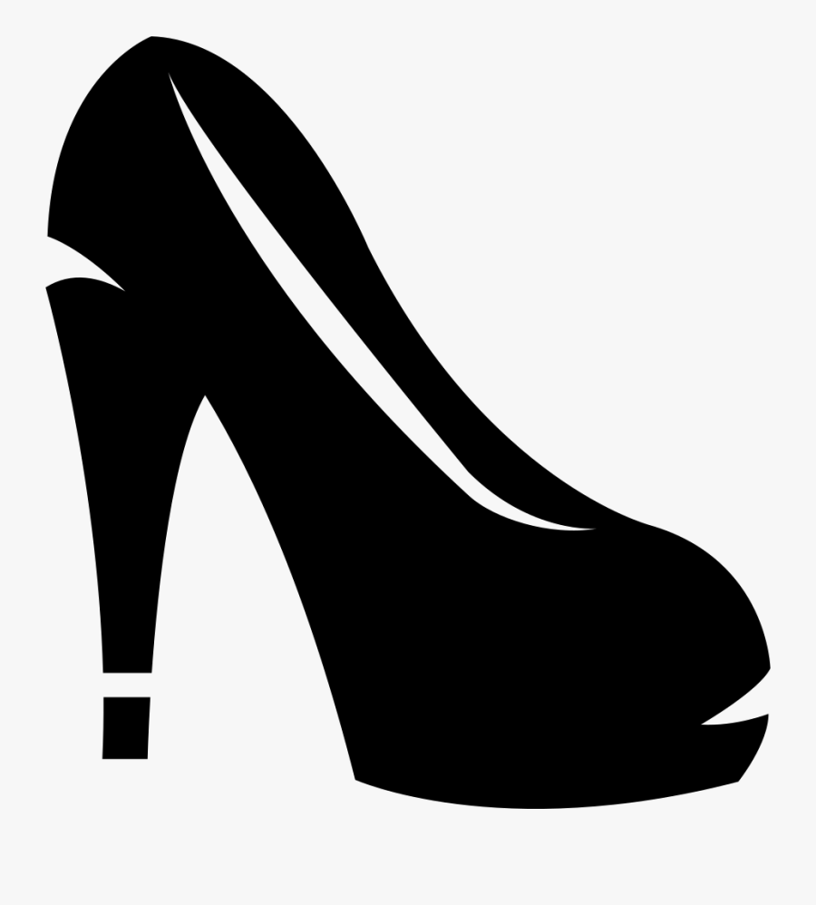 Feminine Heel Shoe Png - Women's Footwear Icon Png, Transparent Clipart