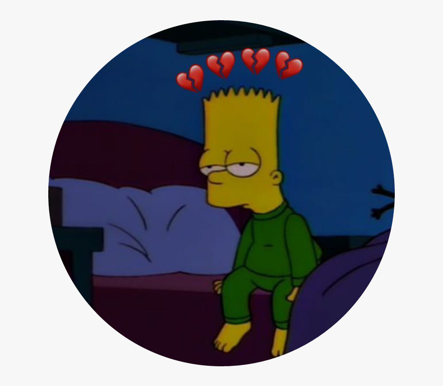 Bart Character Fictional Sadness Simpson Cartoon Depression - Depressed