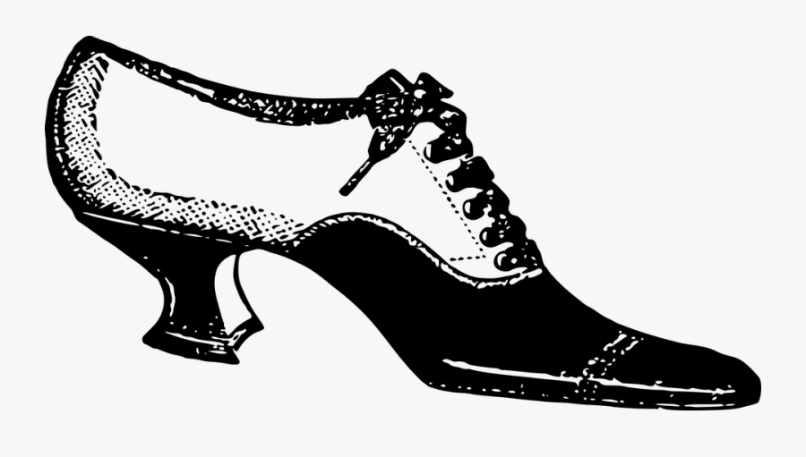 Transparent High Heel Shoes Clipart - High Heel Gezeichnet Transparent, Transparent Clipart