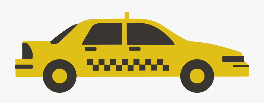 New York Taxi Cab - New York Taxi Clipart, Transparent Clipart