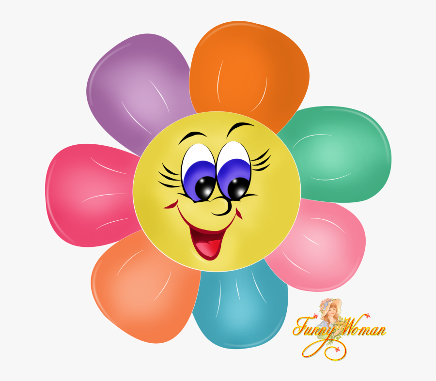 Windy Clipart Smiley - Smileys Flower Clip Art, Transparent Clipart