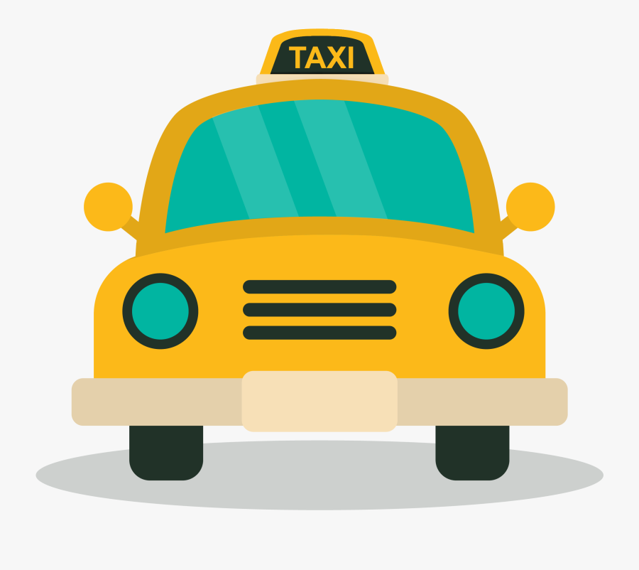 3-01 Airport Taxi Cabs Bangalore - Classic Yellow Taxi Vector, Transparent Clipart